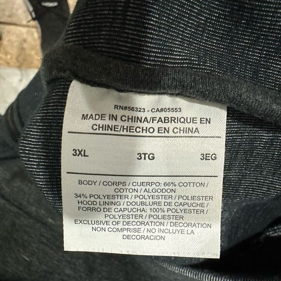 Nike Jordan Mens 3XL Retro 11 Pinnacle Fleece Full Zip-Up Hoodie Gray Soft - Picture 10 of 12